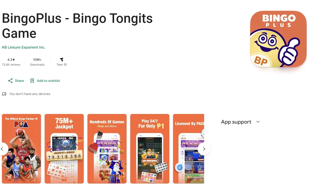 Приложение для смартфонов на Андроиде BingoPlus | CPA Live